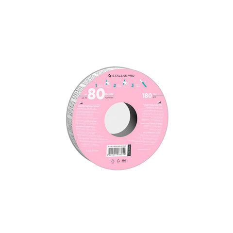 Disposable white abrasive tape EXPERT 180 grit for the plastic case
