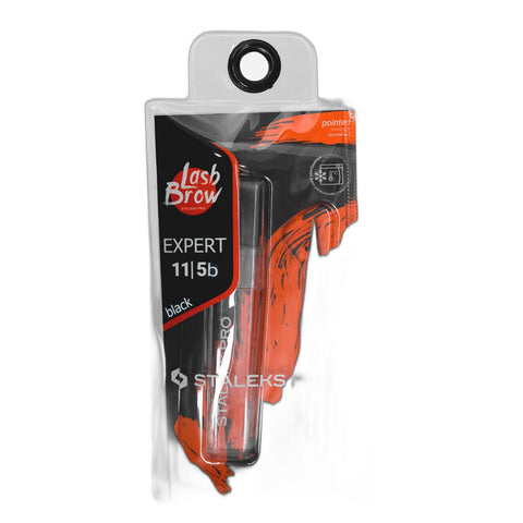 Eyebrow tweezers black EXPERT 11 TYPE 5b (point)