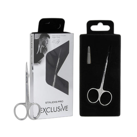 Professional cuticle scissors with hook EXCLUSIVE 21 TYPE 1 (magnolia)