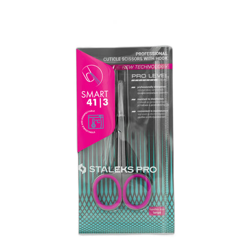 Professional cuticle scissors with hook SMART 41 TYPE 3